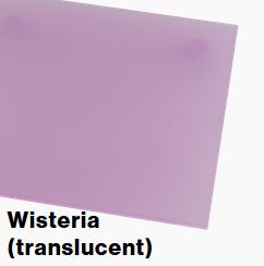 Wisteria Translucent COLORHUES 1/8IN - Rowmark ColorHues